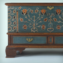 Berks Paint Decorated Blanket Chest