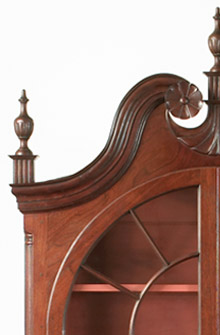 Pennsylvania Cupboard on Chest Top Detail