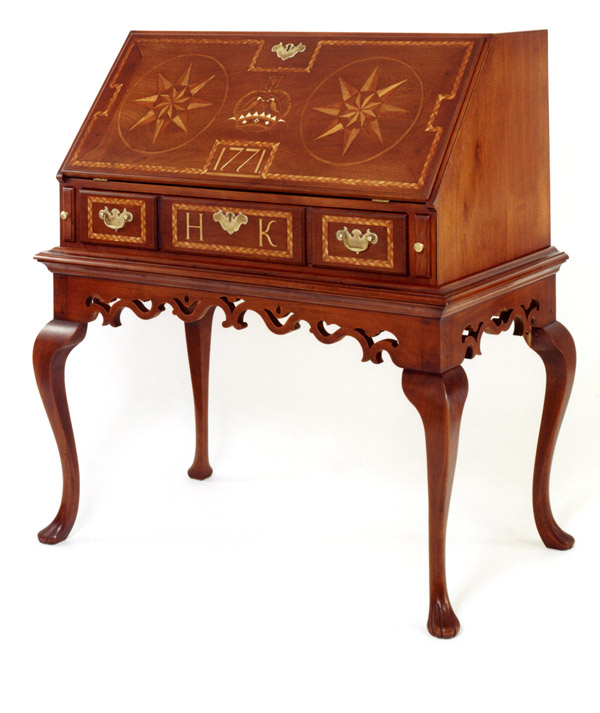 Chester County Inlaid Desk on Frame