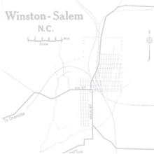 Winston Salem MAp