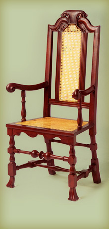 Boston Caned Arm Chair