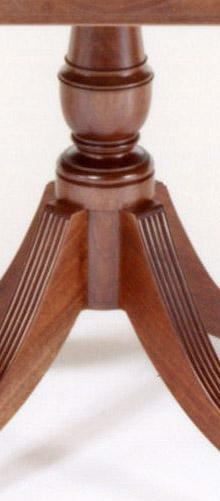 Fedreral Dining Table Leg Detail