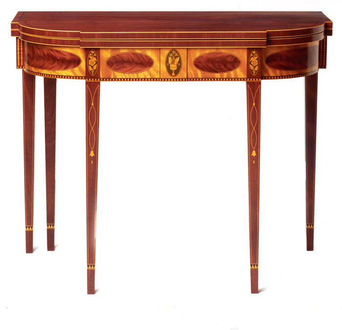 New York Inlaid Game Table